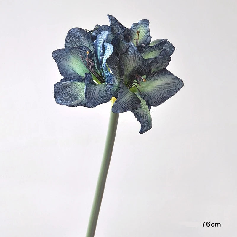 76CM Artificial Hippeastrum Silk Flower for Wedding & Home Decor
