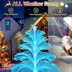 Solar Christmas Tree Lights 5M 7-Color RGB Outdoor IP65 Waterproof LED