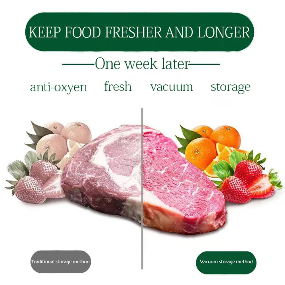 BPA-Free Vacuum Sealer Bags – Heavy Duty Food Storage (190μm)