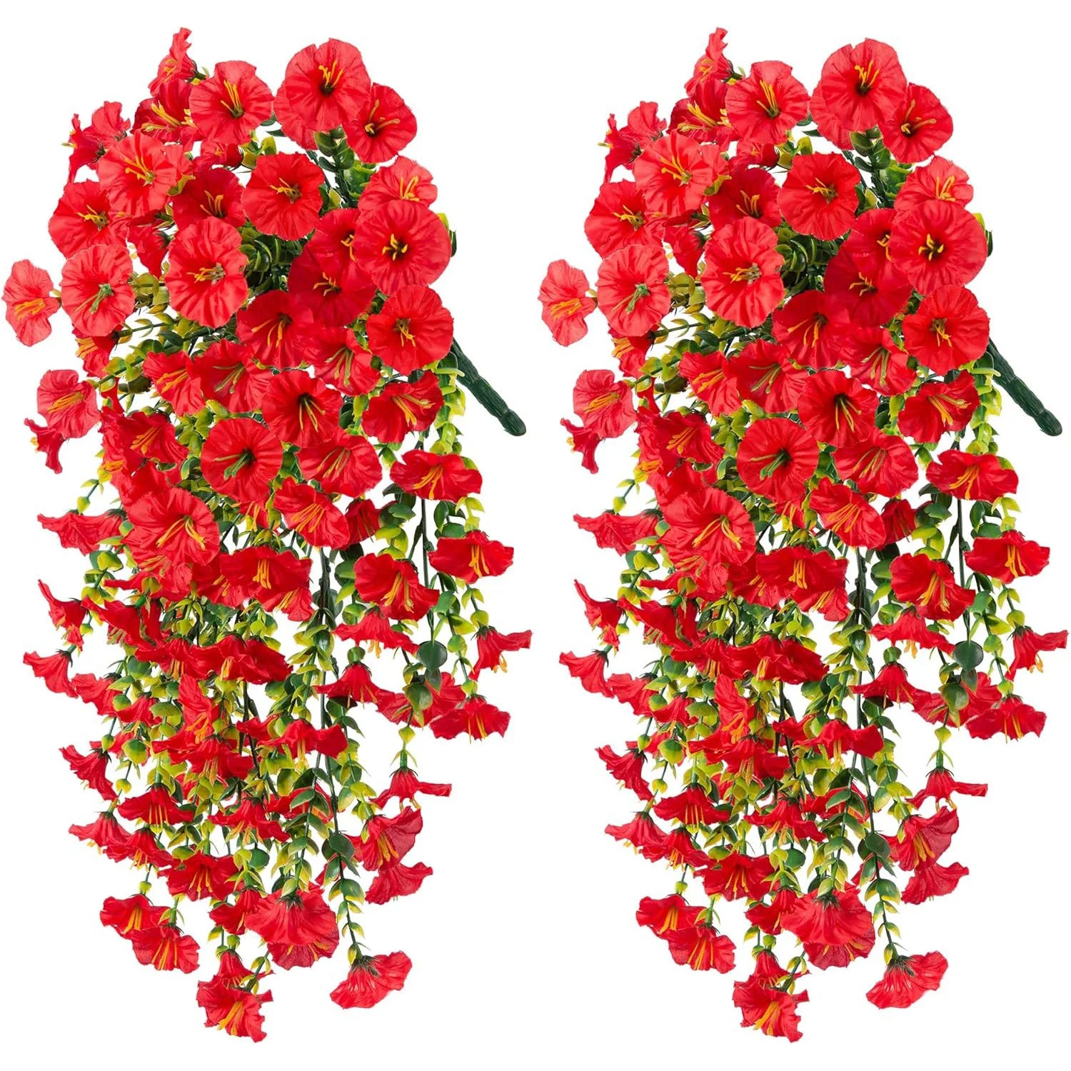 1pcs Artificial Morning Glory Wall Hanging – 75cm