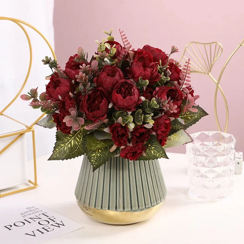 30cm Artificial Silk Peony Flower Indoor Home & Event Decoration