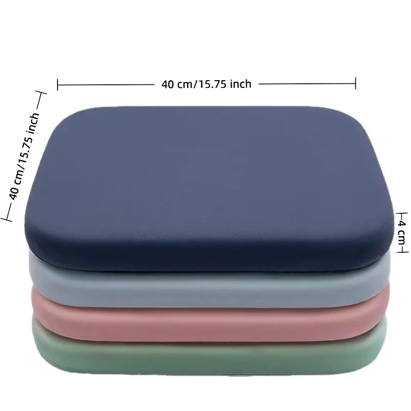 Memory Foam Seat Cushion Polyester Cotton Knit Cover 40x40/45x45 cm