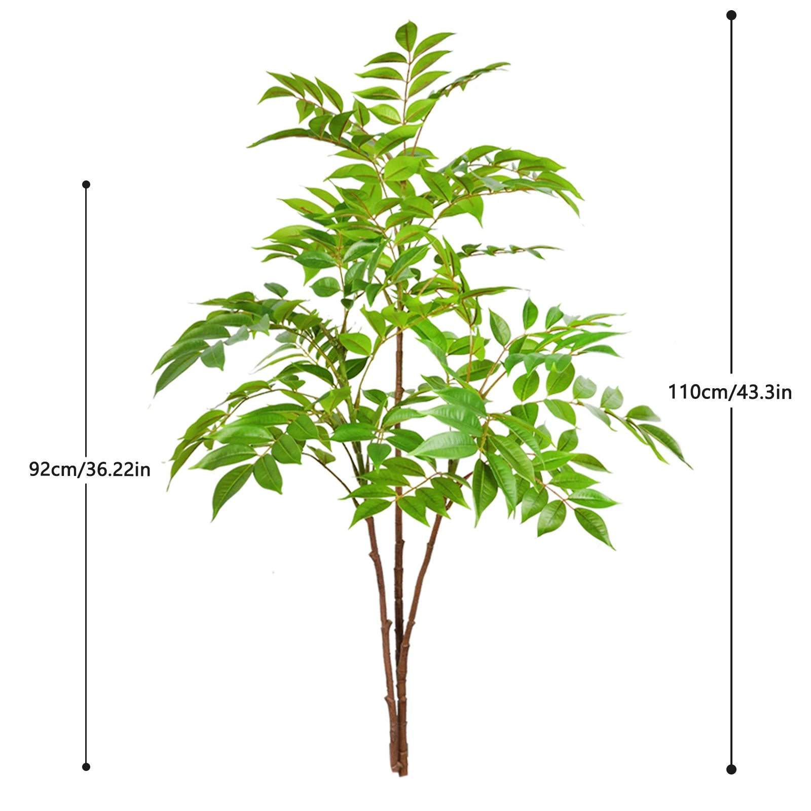 77–135cm Artificial Fiddle Leaf Ficus Fig Tree