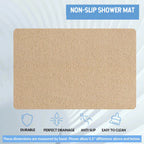 50x80cm Non-Slip Shower Mat – Drainable & Washable Bath Mat