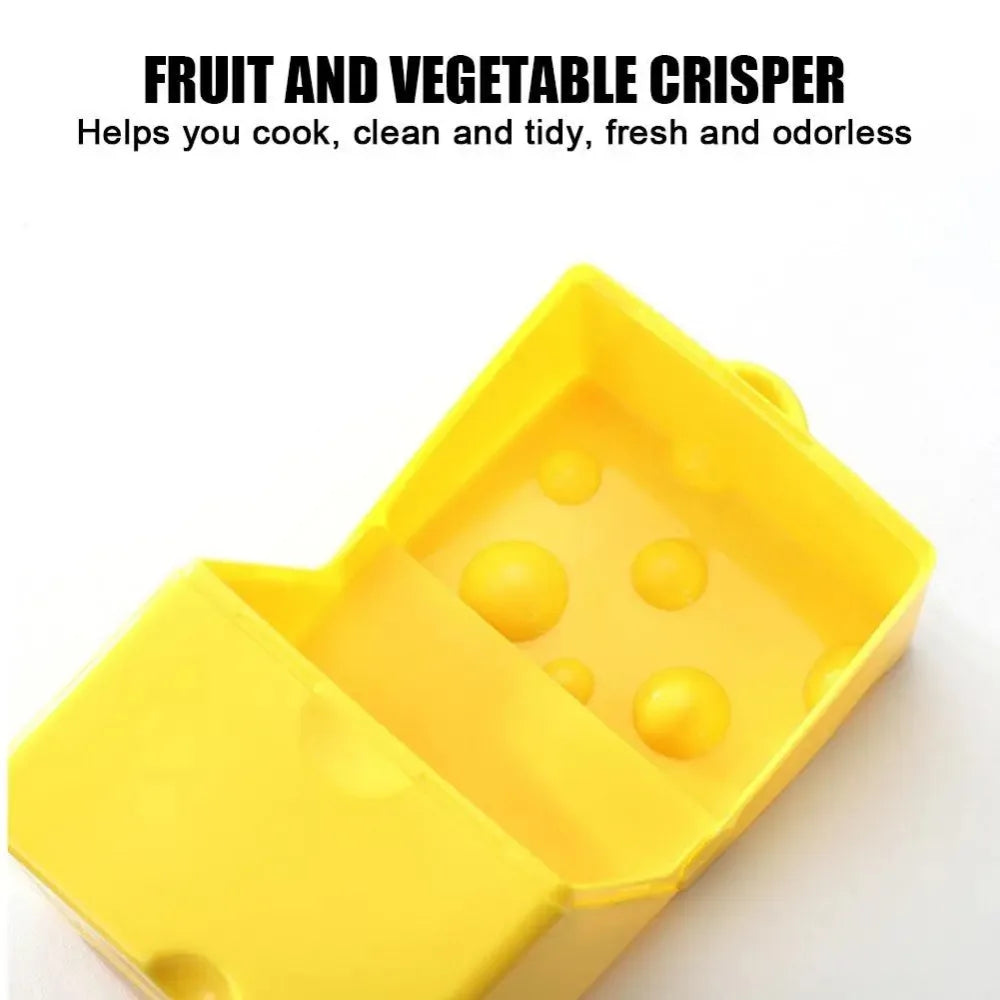 Modern Cheese Crisper – Reusable Refrigerator Food Storage Box