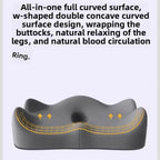 Memory Foam Coccyx Cushion – Ergonomic Seat Pad for Comfortable Sitting