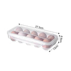 Reusable Plastic Egg Storage Box – Airtight & Stackable