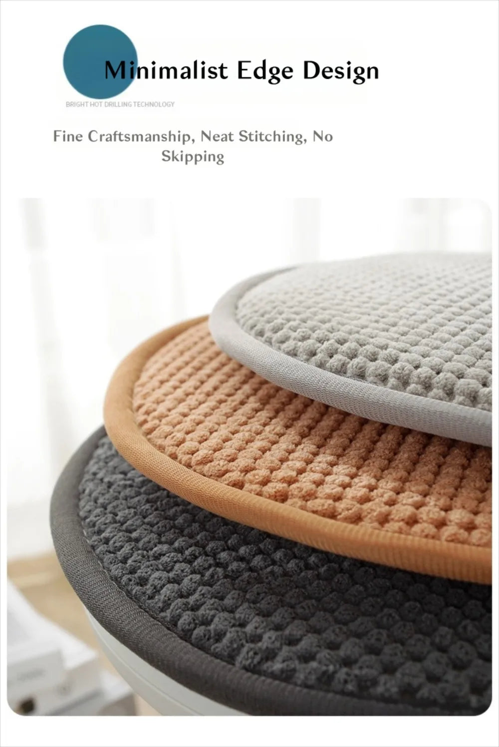 Breathable Latex Foam Seat Cushion – Soft Dining Chair Cushion