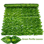 Amuixui Artificial Leaf Fence Panel Outdoor Privacy & Decorative Decor