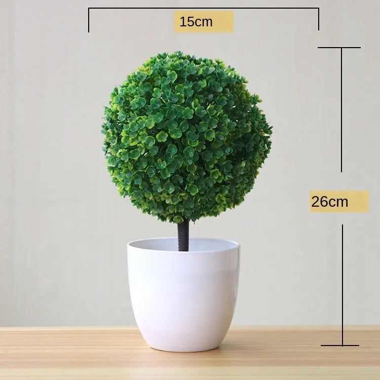 Artificial Bonsai Small Tree  Desktop Potted
