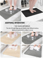 50x80cm Non-Slip Shower Mat – Drainable & Washable Bath Mat