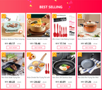 Eco-Friendly 24cm Aluminum Alloy Frying Pan – Non-Coating & Durable