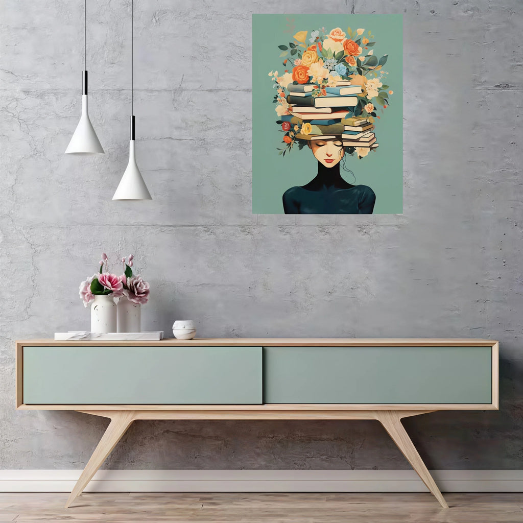Classical Letter Canvas Print Horizontal Rectangle Wall Art
