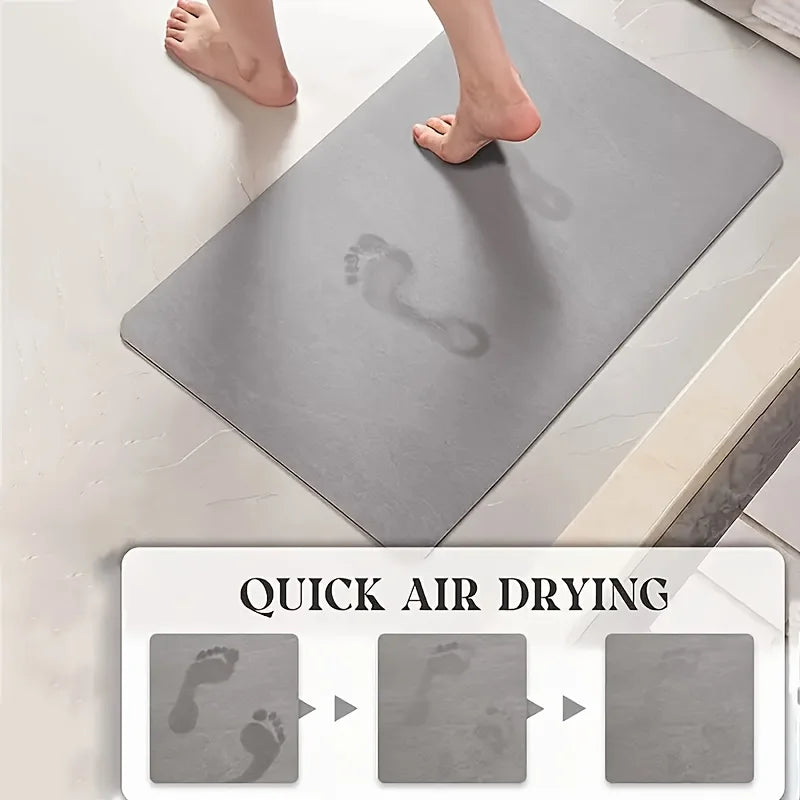 Diatom Mud Bathroom Mat Non-Slip Absorbent Foot Door Mat