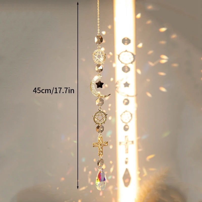 Crystal Dreamcatcher Sun Catcher Wall & Garden Hanging Decor