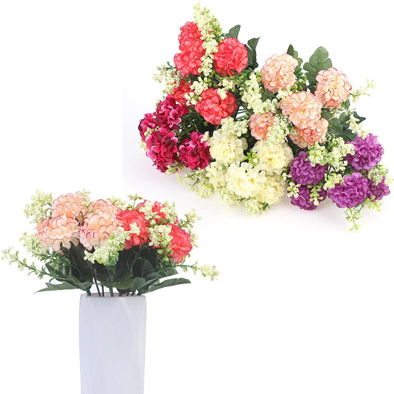 Artificial Silk Flower Bouquet – 28cm Hydrangea