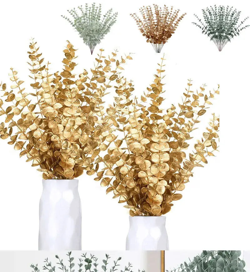 Artificial Eucalyptus Leaves Bouquet 41cm Decor