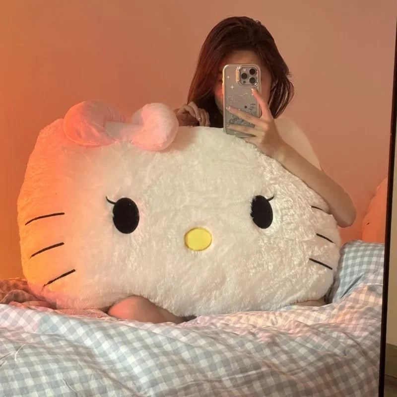 Sanrio Plush Cartoon Seat Cushion – Soft Rectangular Pillow for Adults