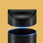 1.3L Mini Desktop Trash Can with Swing Lid, Small Garbage Waste Bin Organizer for Bathroom