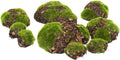 6PCS Artificial Moss Rocks for DIY & Garden Decor