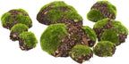 6PCS Artificial Moss Rocks for DIY & Garden Decor
