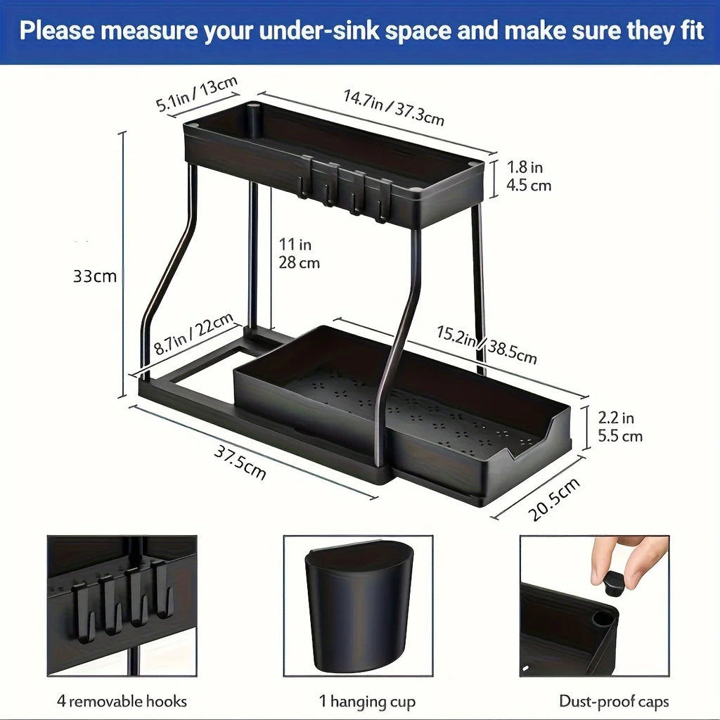 Polyester Drawer Organizer – Multi-Purpose Storage with Drawers