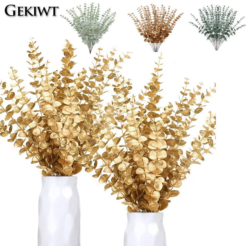 Artificial Eucalyptus Leaves Bouquet 41cm Decor