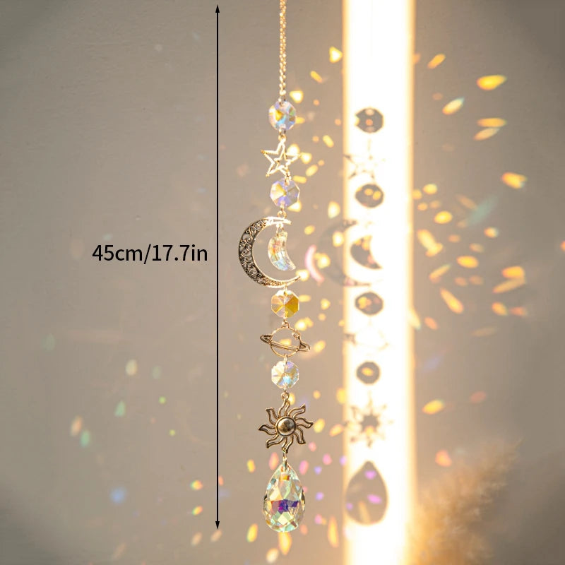 Crystal Dreamcatcher Sun Catcher Wall & Garden Hanging Decor