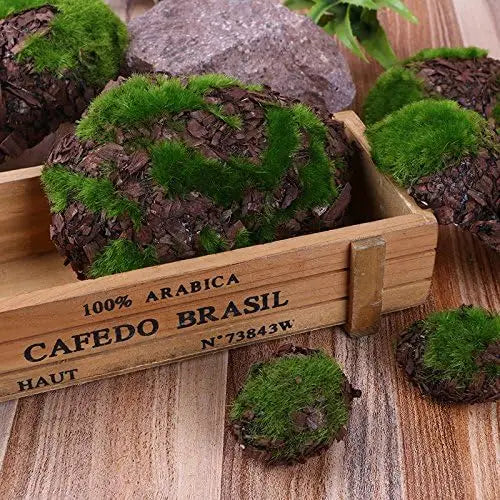 6PCS Artificial Moss Rocks for DIY & Garden Decor