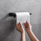 Punch-Free Adhesive Stainless Steel Paper Towel & Toilet Holder