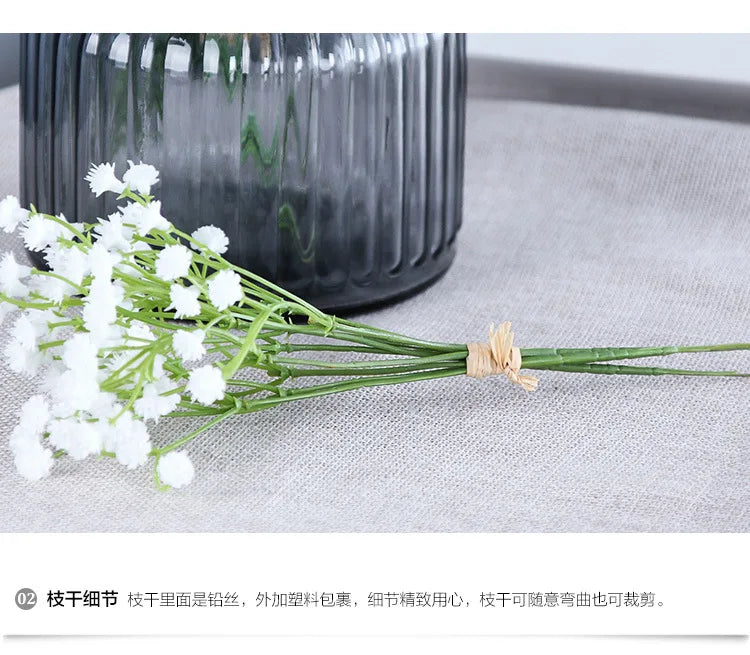 Artificial Silk Gypsophila Flower Indoor Bridal Shower & Event Decor