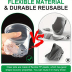 Transparent Plastic Nursery Pots with Drainage Holes