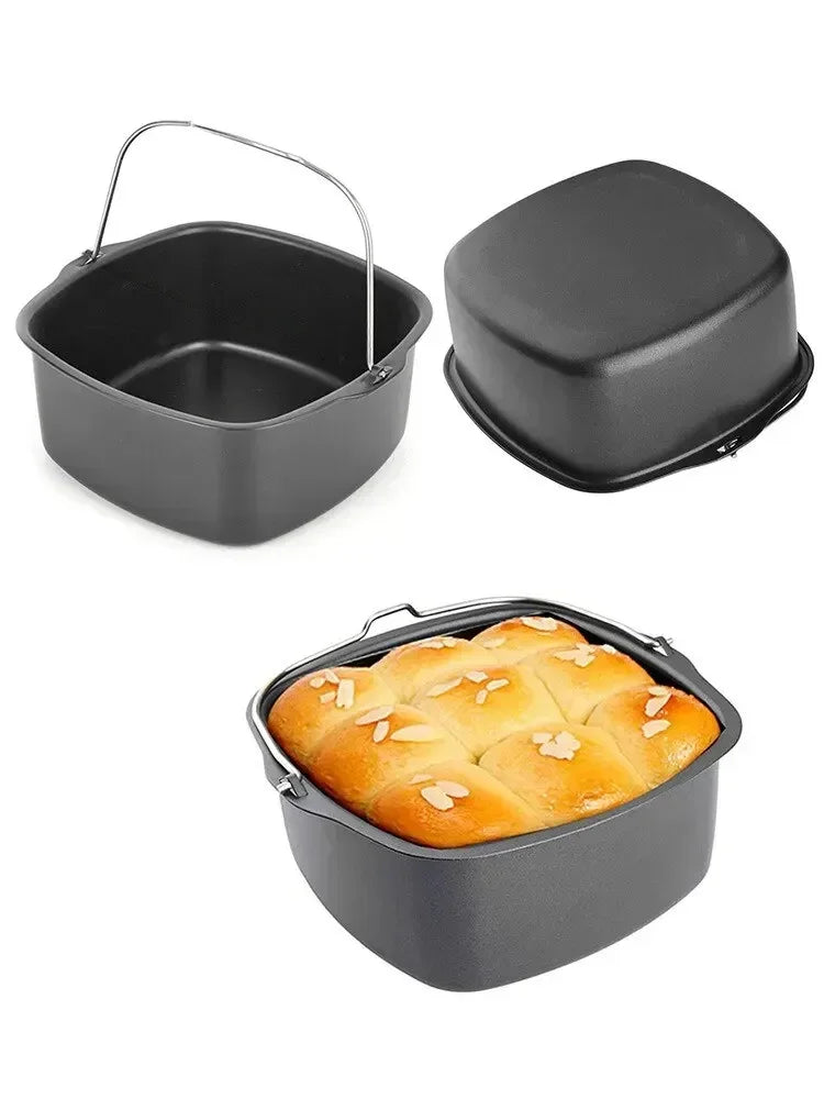 Galavilly Non-Stick Carbon Steel Cake Baking Tray – 7"/8"