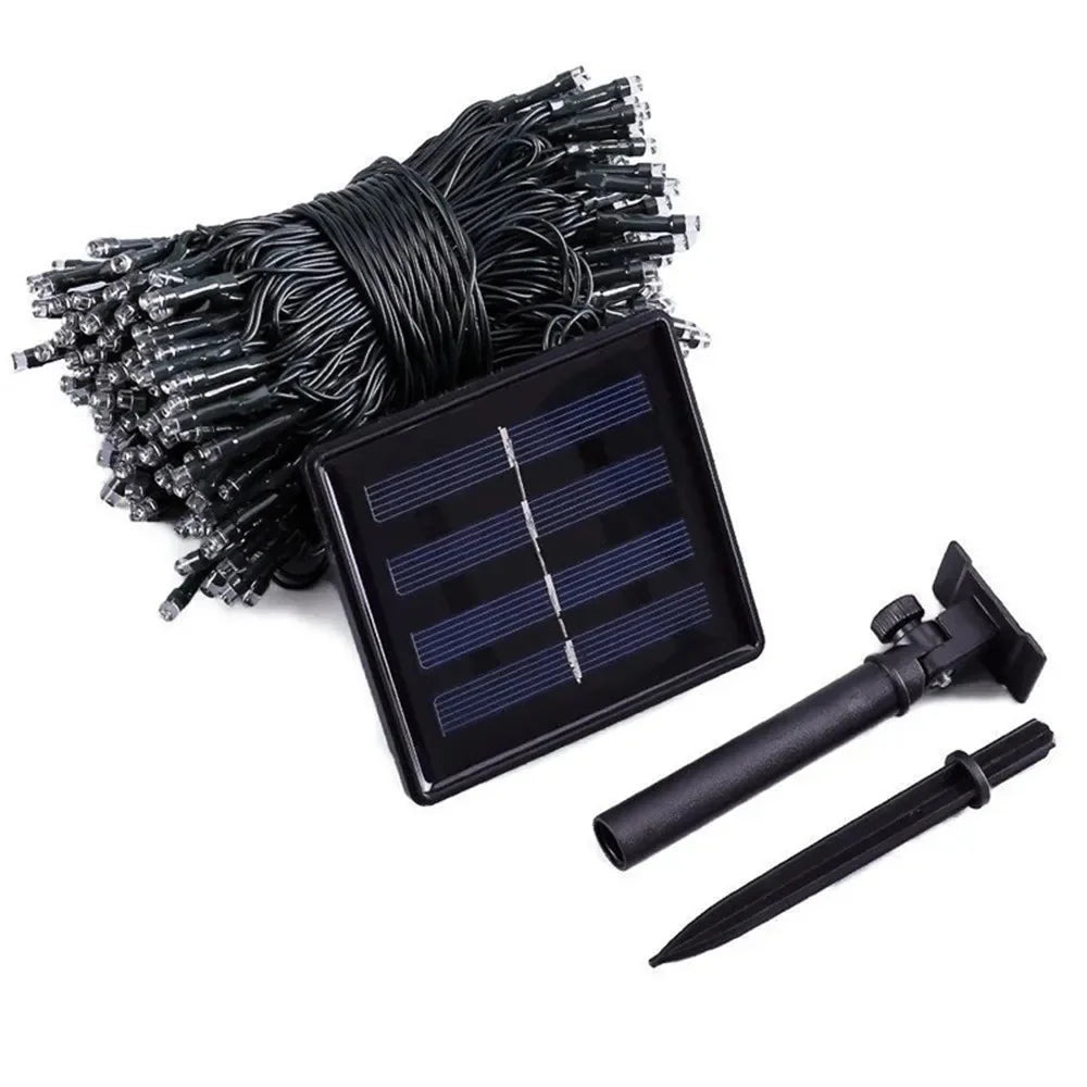 Solar LED String Lights 30M IP65 Waterproof RGB Holiday