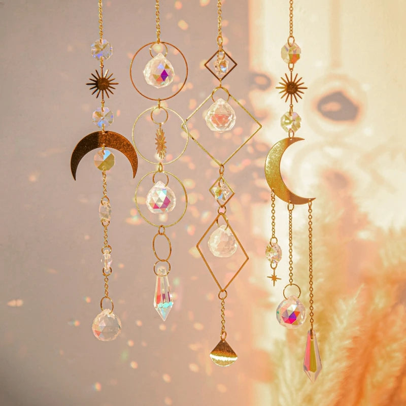 Crystal Dreamcatcher Sun Catcher Wall & Garden Hanging Decor