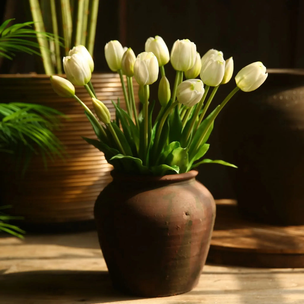 40cm Five-Headed Artificial Tulip Bouquet – Nordic Style