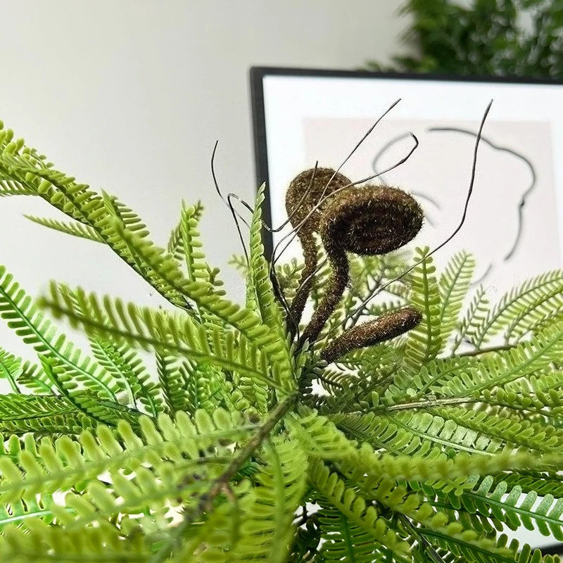 18 Leaves Artificial Boston Fern UV-Resistant Vine