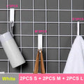 Metal Wall-Mounted Grid Shelf Organizer DIY Photo & Storage Rack