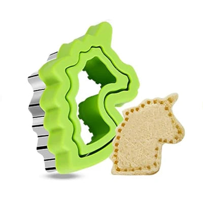Stainless Steel Sandwich Cutter – Fun Animal Shapes, Food-Grade