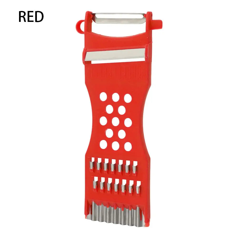 Stainless Steel Vegetable & Fruit Grater & Peeler – Eco-Friendly, Durable, Random Colour