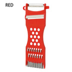 Stainless Steel Vegetable & Fruit Grater & Peeler – Eco-Friendly, Durable, Random Colour