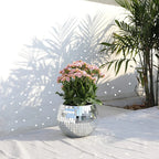 Disco Ball Self-Watering Hanging Planter Pot