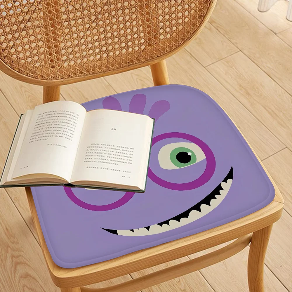 Funny Emoji Cartoon Seat Cushion – Square/Round, Soft & Breathable