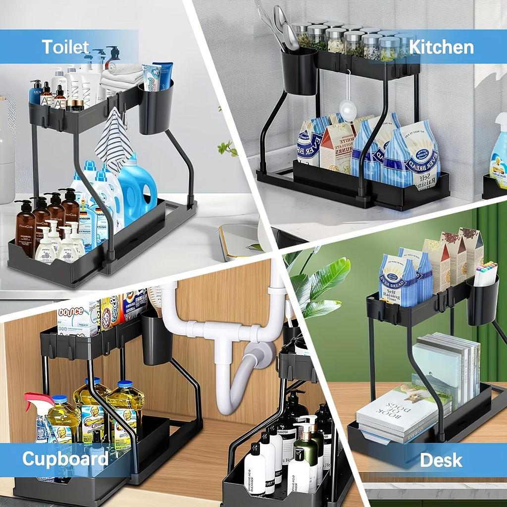 Polyester Drawer Organizer – Multi-Purpose Storage with Drawers