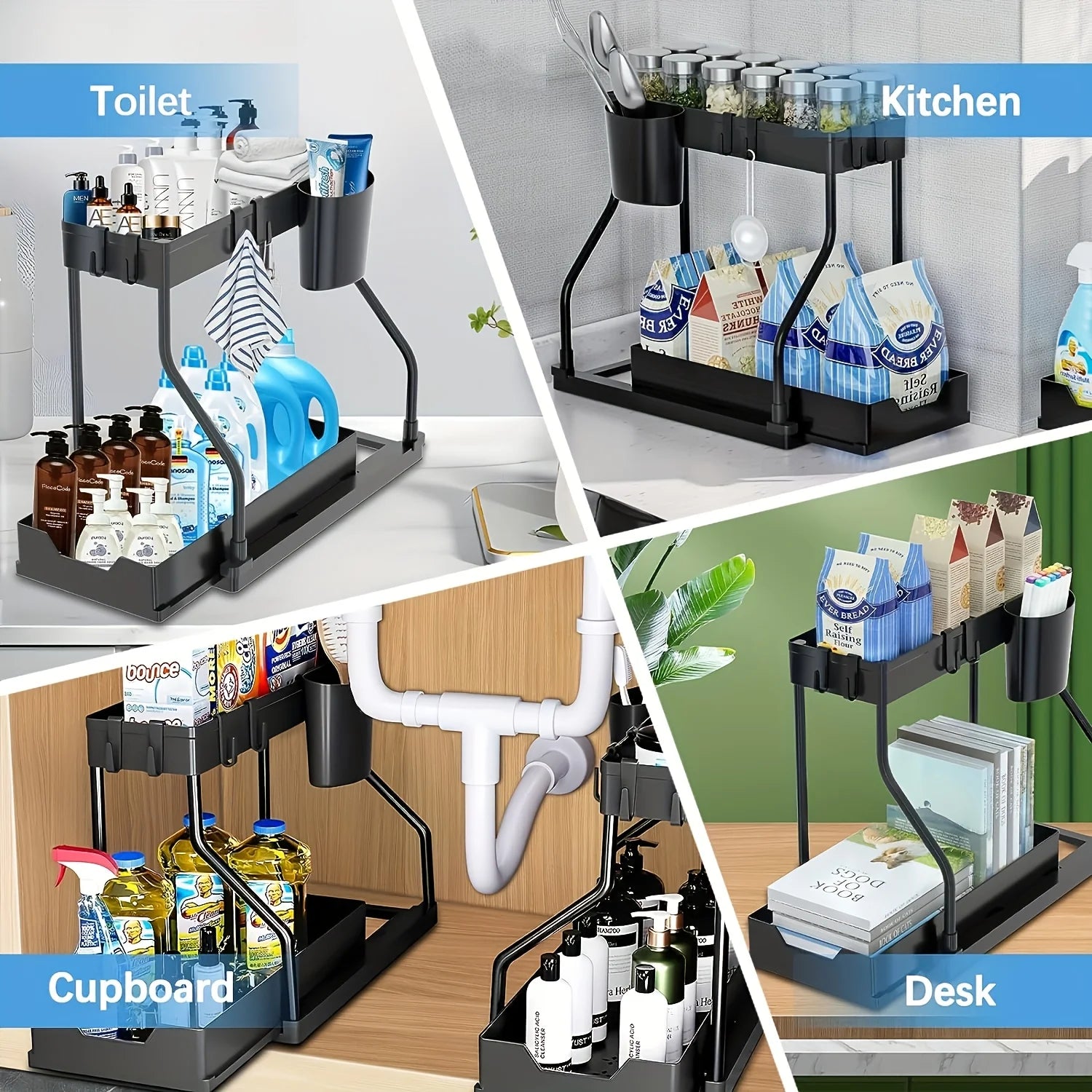 Polyester Drawer Organizer – Multi-Purpose Storage with Drawers
