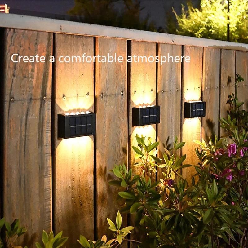 Solar Wall Light – Modern Outdoor Waterproof LED Lamp