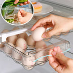 Refrigerator Drawer Storage Box – Transparent Food Organizer
