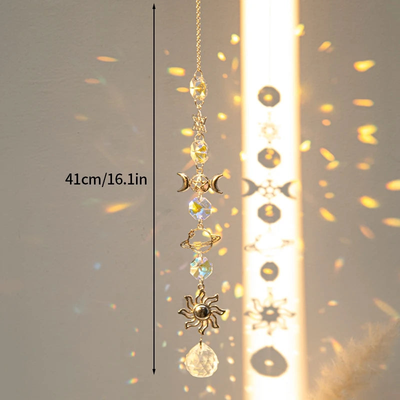 Crystal Dreamcatcher Sun Catcher Wall & Garden Hanging Decor