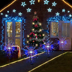 Solar LED Garden Lights Copper Wire DIY Holiday Waterproof Outdoor Decor