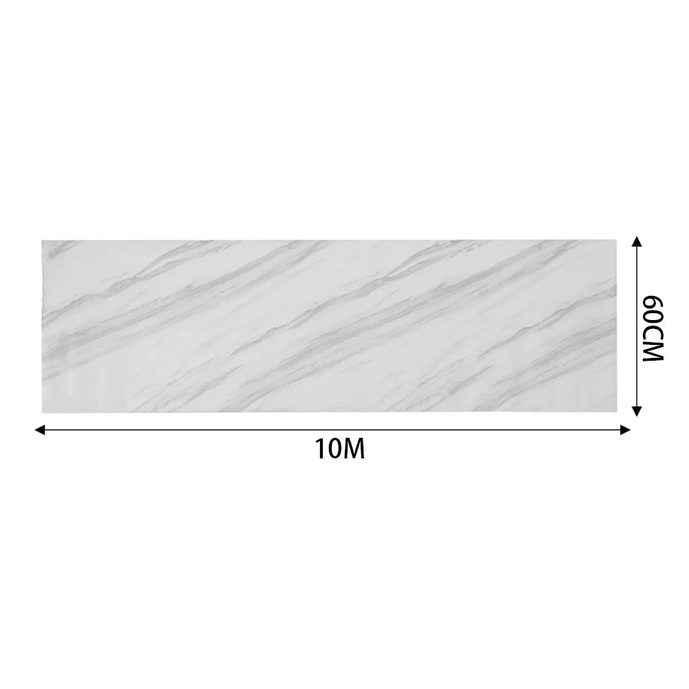Peel-and-Stick Marble PVC Wallpaper for Kitchen, Counters, and Tables